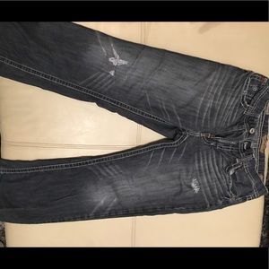 Men’s Destroyed Big Star Bootcut Jeans 👖
